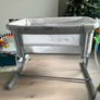 Chicco Next2Me Magic Evo Bedside Crib Dark Grey Image 3