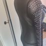 Parisian black mesh  diamante bodysuit long sleeve size UK10 EU38 Perfect condition Postage included Image 5