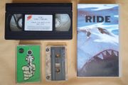 Ride - Creation Records. VHS &amp; Cassette Tape.