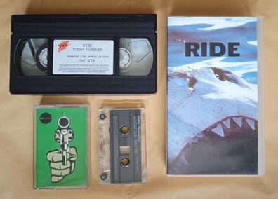 Ride - Creation Records. VHS & Cassette Tape.