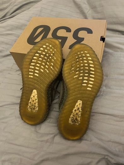 Reflective Yeezy belugas