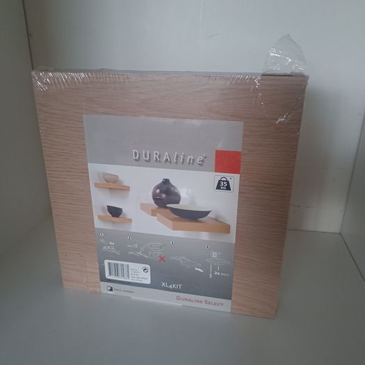 5 Duraline Floating Shelves - 3 New & 2 Used