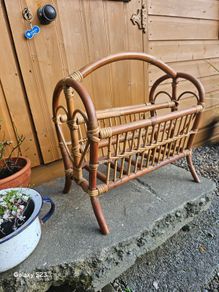 Wicker Magazine Rack