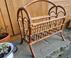 Wicker Magazine Rack