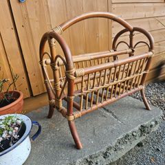 Wicker Magazine Rack