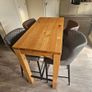 bar / breakfast table and stools Image 3