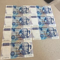 Italian 10,000 Lire Notes Alessandro Volta