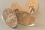 9ct gold cufflinks 6.4grams