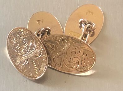 9ct gold cufflinks 6.4grams