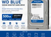 main image for ad Western Digital 500GB 7200RPM SATA 3.5" HDD Desktop Hard Drive 500GB 32MB Cache SATA III
