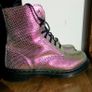 Mint Dr. Martens 1460 Pascal Pink Iridescent Mermaid Size 5 (38) Image 3