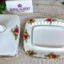 Royal Albert Old Country Roses Rectangle Butter Dish Image 3