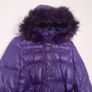 Savage Violet Purple Down Belted Puffer Coat Jacket 8-10UK/36-38EU Image 2