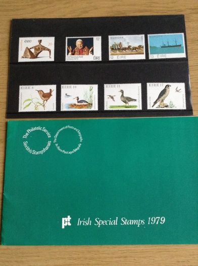 Full set of 1979 Irish  Commemorative stamps