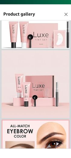 Luxe lash tint set