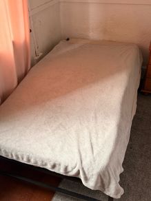 Single Metal Bed Frame + Mattress