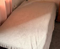 Single Metal Bed Frame + Mattress
