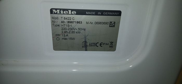 Miele Condenser Tumble Dryer