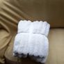 Balmoral Winter White Faux Fur Throw 150cm x 220 cmF Image 3