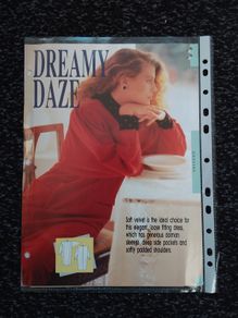 Vintage Clothes Patterns : " Dreamy Daze " and  " Pert Purple " : 1980s - 1990s