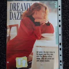 Vintage Clothes Patterns : " Dreamy Daze " and  " Pert Purple " : 1980s - 1990s