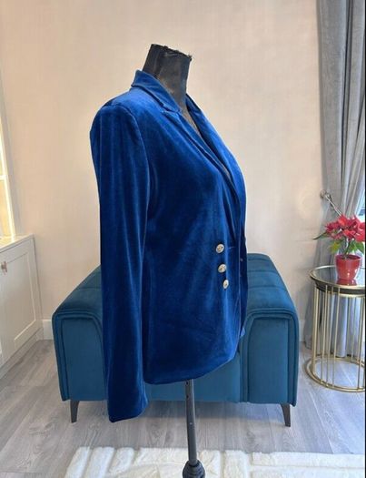 Brand New Royal Blue Blazer from Vila. Size Small UK 8 / EU 36
