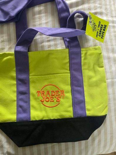 trader joe canvas totes