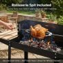 Charcoal BBQ Trolley Grill Outdoor Cooking Image 4
