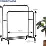 Clothes rack/ Clothes rail/ Double clothes rack/ Coat rack Image 2