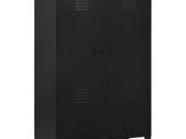 Wardrobe Industrial Black 90x40x140 cm Steel