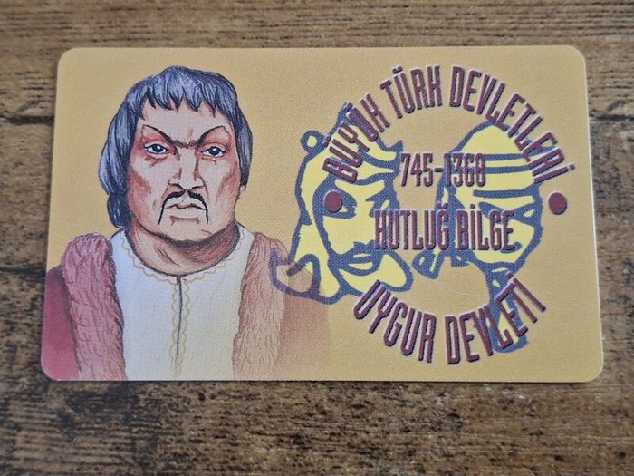 Turkey Telephone Card 100 Units, "Uygur Devleti", used - free standard postage