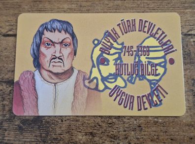 Turkey Telephone Card 100 Units, "Uygur Devleti", used - free standard postage