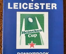 Very Rare 1997 Leinster v Leicester - Heineken Cup Programme