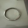 Fossil silver-tone hinged bangle Image 9
