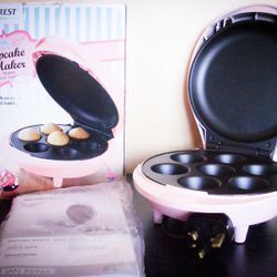 Pink mini-cupcake maker- Brand New!