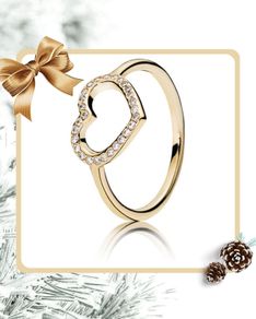 Pandora Captured Heart Gold (585) Ring