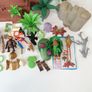Playmobil Jungle Temple Ruin 3015(almost complete)& Tree Stump Goblin 3898(Rare) Image 6
