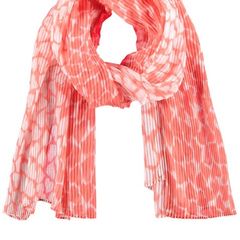 SAMOON   SALE New scarf in coral with white from Samoon. REDUCED.