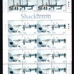 2004 Ireland Shackleton Antarctic Expedition Commemorative Stamps Sheetlet Plate 1B1B1B1B Mint Never Hinged (MNH)