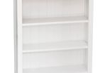 3-Tier Bookcase 72x22,5x82 cm Solid Oak Wood