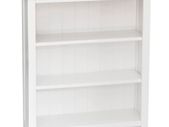 3-Tier Bookcase 72x22,5x82 cm Solid Oak Wood