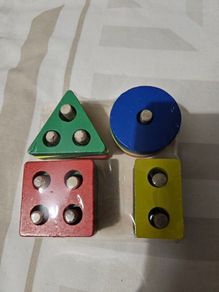 Wooden Montessori puzzle boards