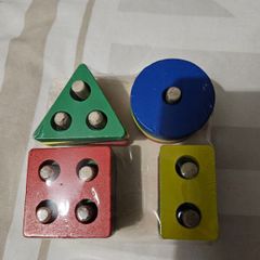 Wooden Montessori puzzle boards