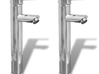 main image for ad Bathroom Faucet Mixer Taps 2 pcs Chrome