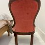 Vintage-style button back armchair Image 4