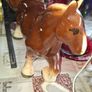 Beautiful Large Ceramic Horse and Cart with Large Barrel Postage Available Image 2
