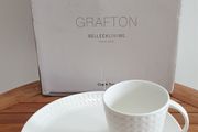 Belleek Living Cup &amp; Tray Set