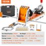 NEW SALE | Pocket Hole Jig Kit, 34 Pcs Pocket Hole Jig System with 11" C-clamp, Fixture, Step Drills, Wrenches, Drill Stop Rings, Square Drive Bits, Toolbox, for DIY Carpentry Projects, Adjustable Image 4