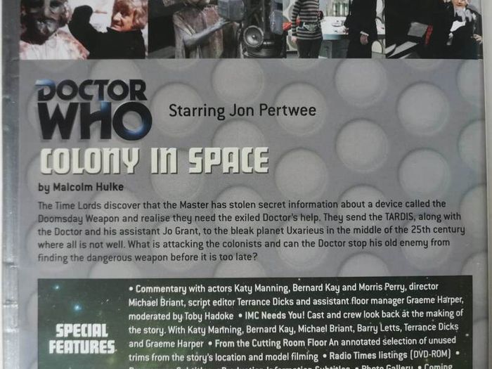 Doctor Who (Jon Pertwee) [1971] Colony In Space [DVD TV Boxset]