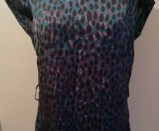 FREE POST Epilogue Ladies Top Blouse New With Tags Cost 32 Euro. Size UK12. Pattern. Womens